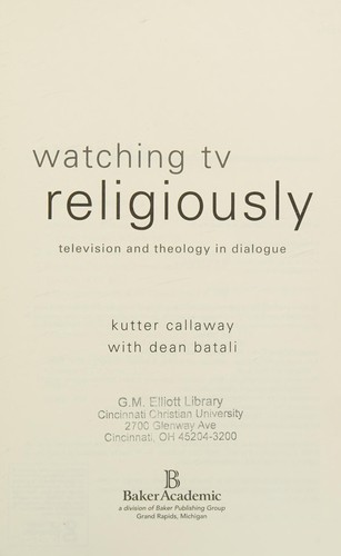 Watching TV religiously