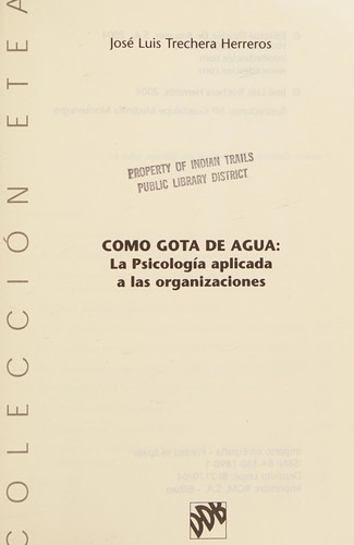 Como gota de agua