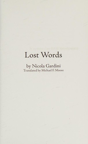 Lost words