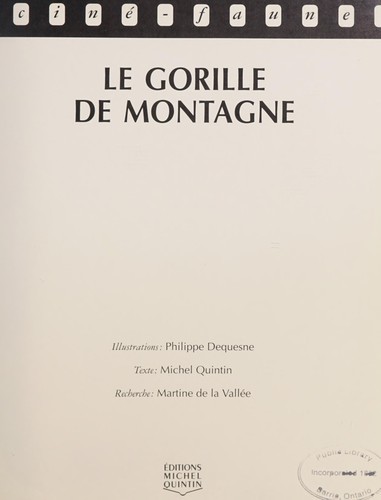 Le gorille de montagne