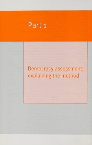 Assessing the quality of democracy