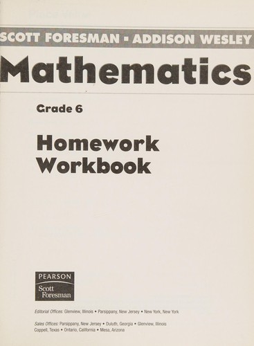 Scott Foresman - Addison Wesley Mathematics: Grade 6