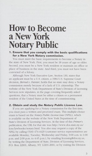 The New York notary law primer