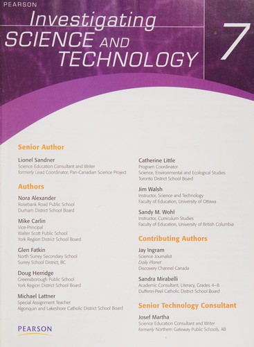 Investigating science and technology 7
