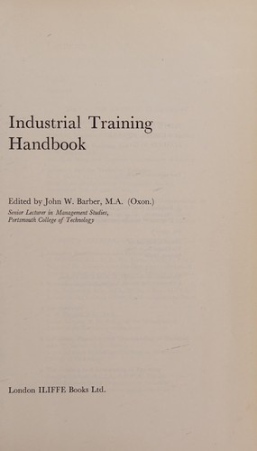 Industrial training handbook
