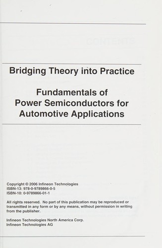 Fundamentals of power semiconductors for automotive applications