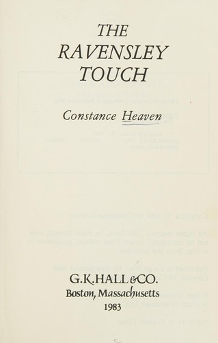 The Ravensley touch