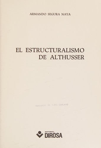 El estructuralismo de Althusser