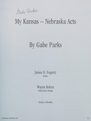 My Kansas-Nebraska acts