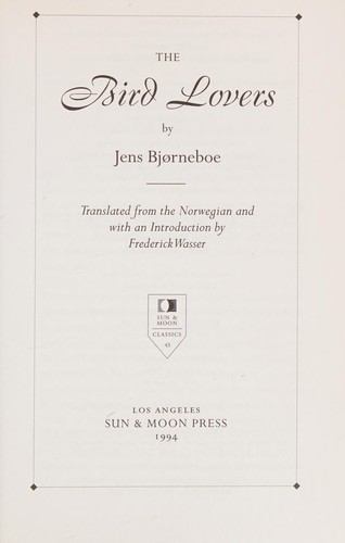 The bird lovers