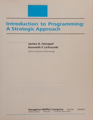 Introduction to programming
