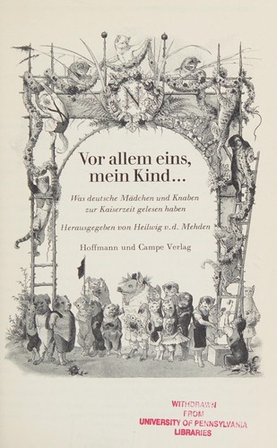Vor allem eins, mein Kind