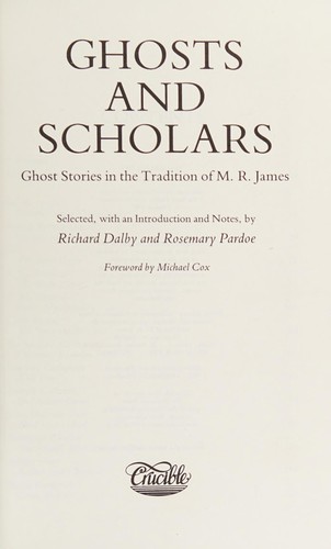 Ghosts and scholars