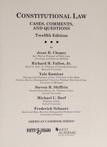 Constitutional law