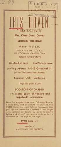 1950 price list