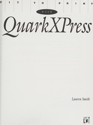 Fit to print with QuarkXPress