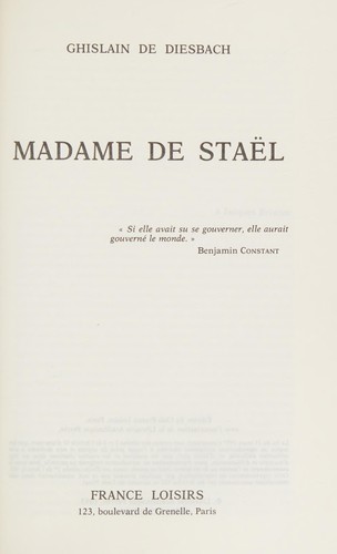Madame de Staël