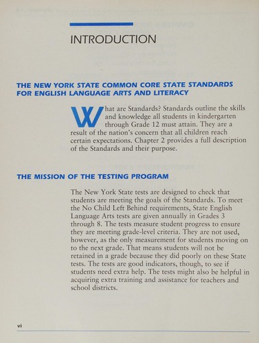Barron's New York State grade 6 English language arts test