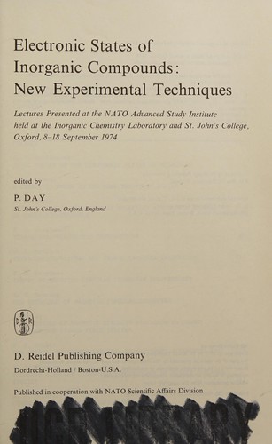 Electronic states of inorganic compounds