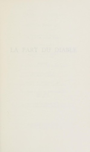 La part du diable