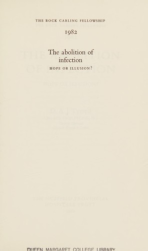 The abolition of infection