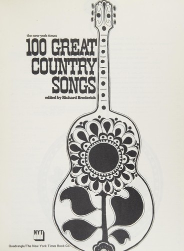 New York Times 100 Great Country Songs