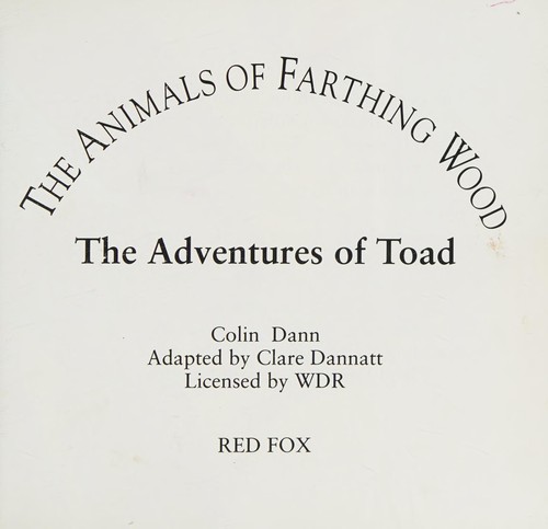 The adventures of Toad