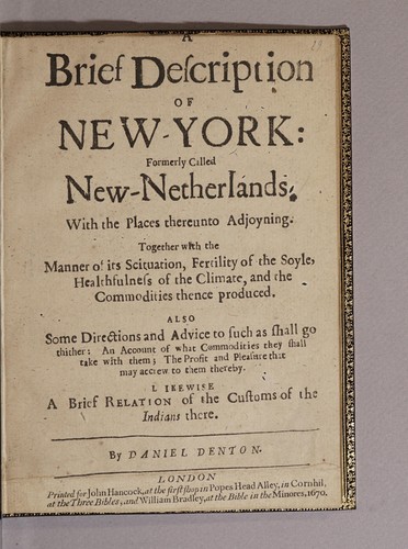 A brief description of New-York, formerly called New-Netherlands