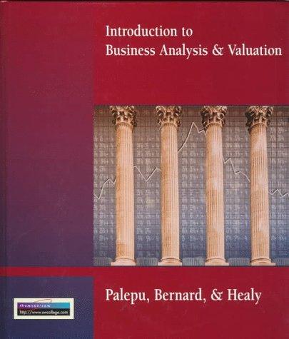 Introduction to business analysis & valuation