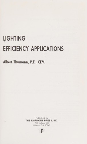 Lighting efficiency applications