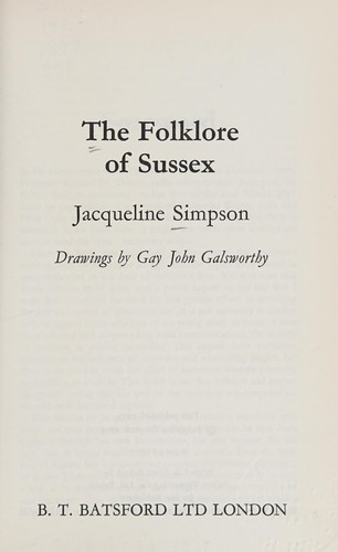 The folklore of Sussex