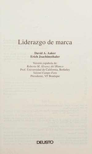 Liderazgo de marca