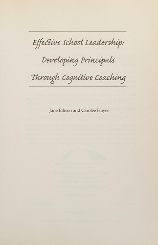 Effective School Leadership