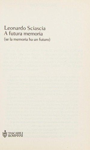 A futura memoria