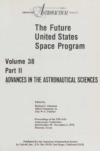 Advances In the Astronautical S Volume P2