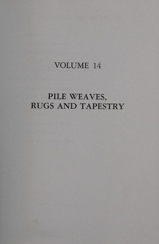Pile weaves, rugs and tapestry