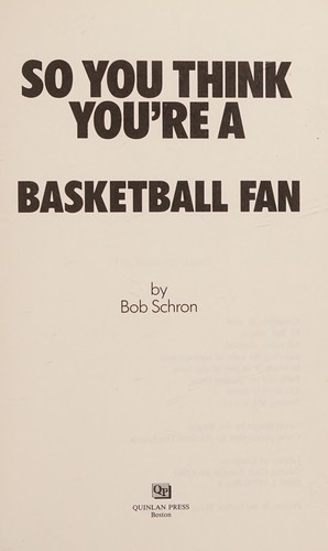 So You Think You're a Basketball Fan