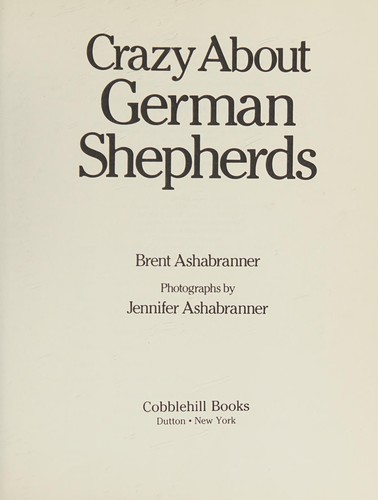 Crazy about German shepherds