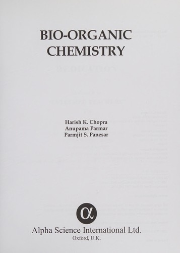 Bio-organic Chemistry