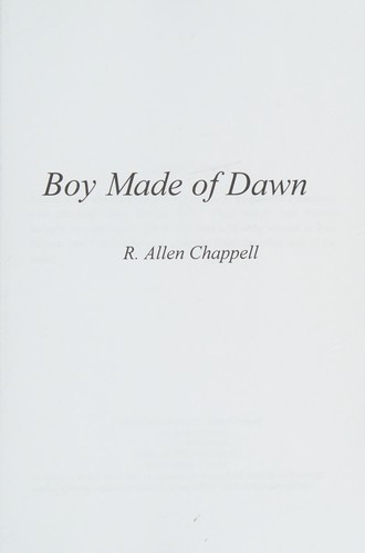 Boy made of dawn