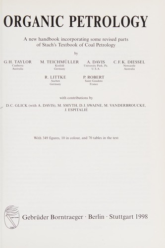 Organic petrology