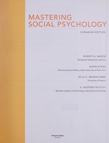 Mastering social psychology
