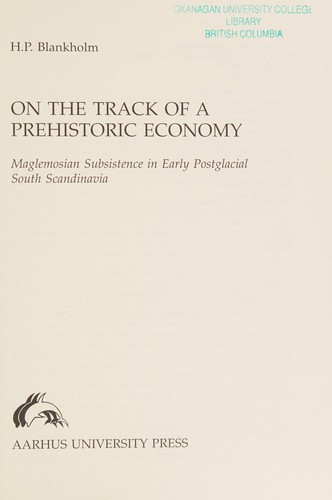 On the track of a prehistoric economy