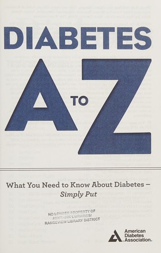 Diabetes A to Z
