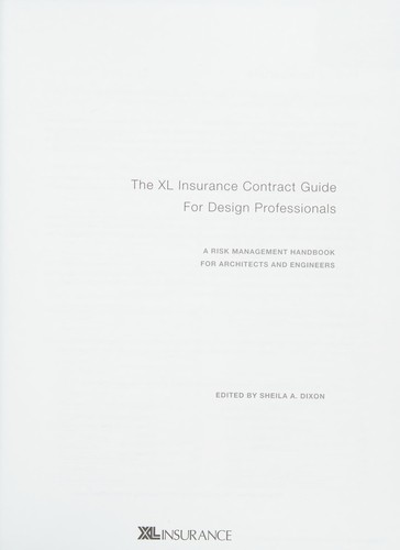 The XL Insurance contract guide for design professionals