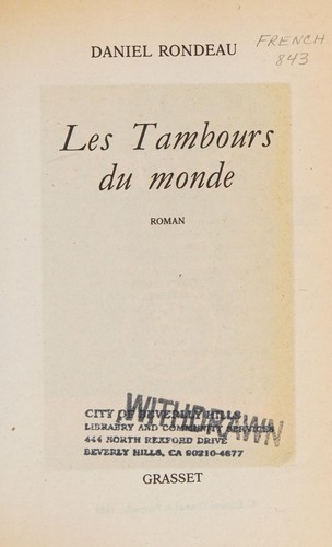 Les tambours du monde