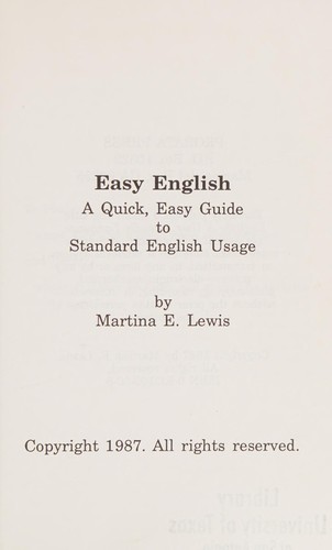 Easy English