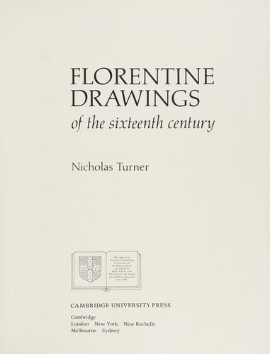 Florentine drawings of the sixteenth century