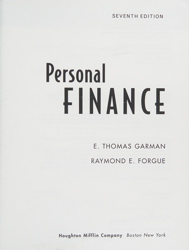 Personal Finance