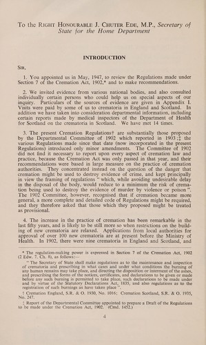 Report of the Interdepartmental Committee appointed by the Secretary of State for the Home Department